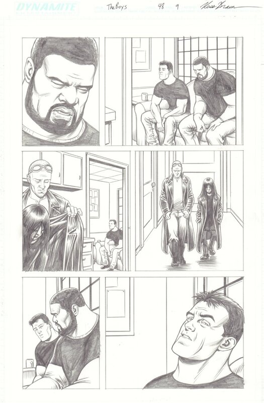 The Boys #48 p09 par Russ Braun - Planche originale