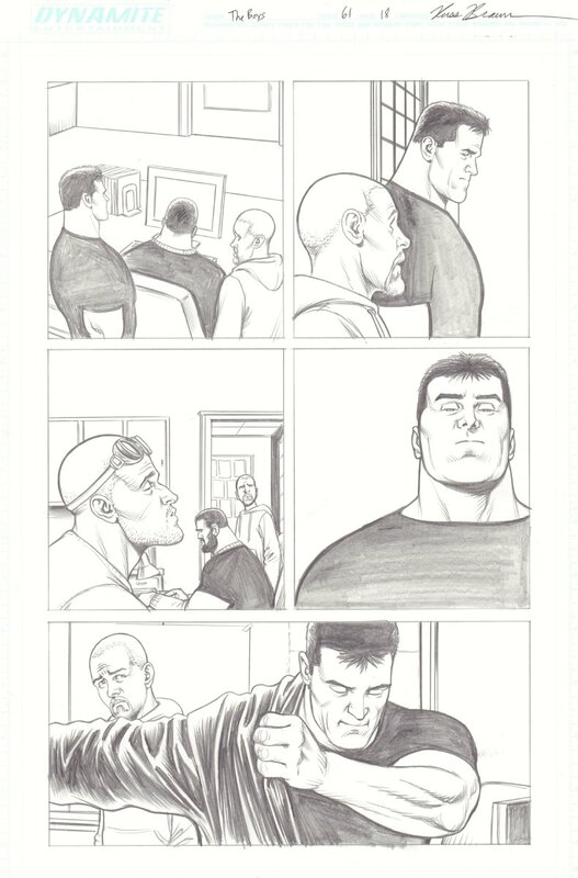 The Boys #61 p18 par Russ Braun - Planche originale