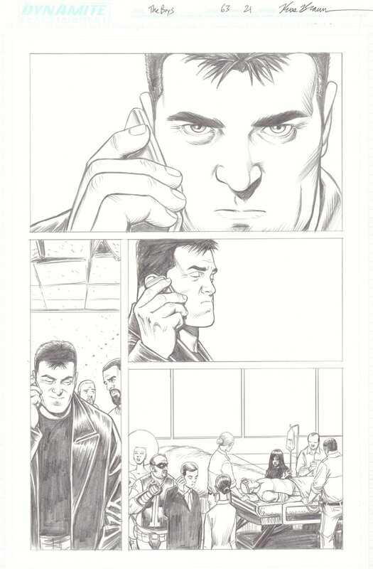 The Boys #63 p21 par Russ Braun - Planche originale