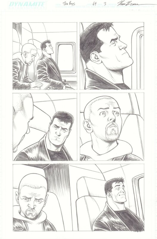 The Boys #64 p03 par Russ Braun - Planche originale
