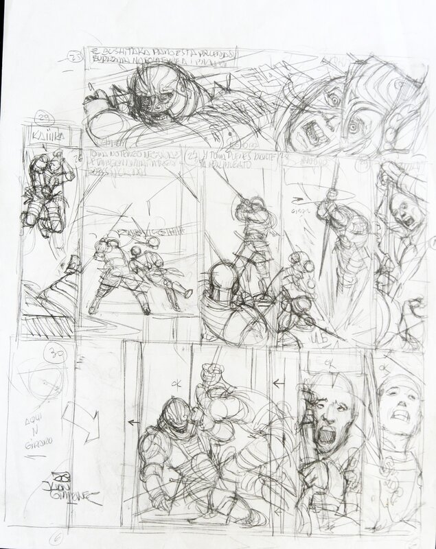Juan Giménez, Alejandro Jodorowsky, Sans-Nom le Dernier Méta-Baron - Original art