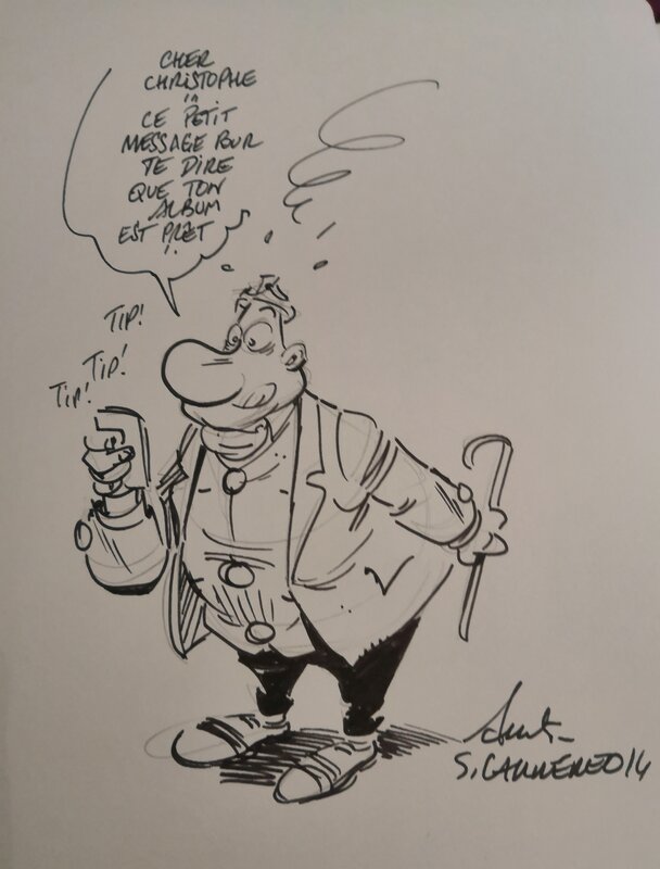 Achille Talon par Serge Carrère - Dédicace