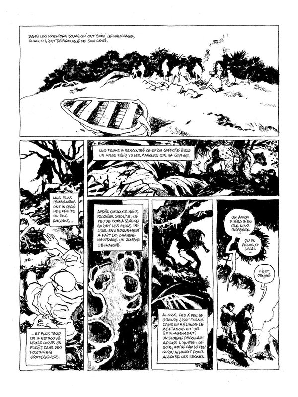 En vente - Cyrille Pomès - Danse macabre Page 2 - Planche originale