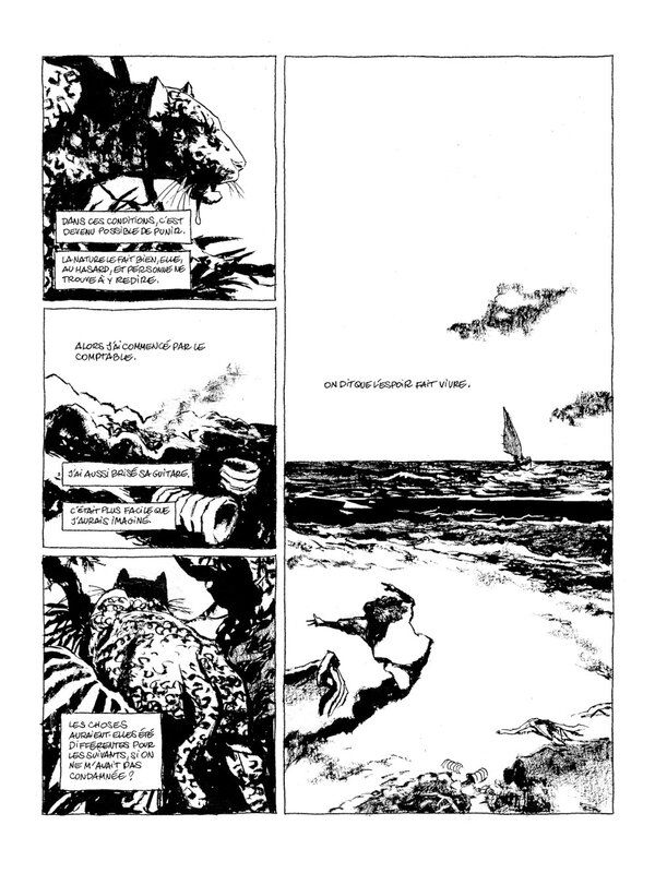 En vente - Cyrille Pomès - Danse macabre Page 8 (fin) - Planche originale