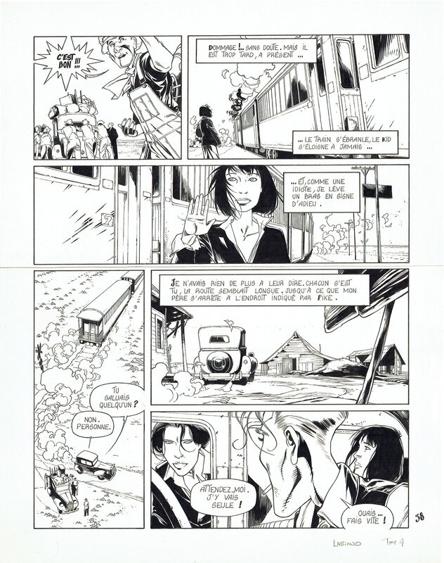 For sale - Dixie Road T 4 P 38 by Hugues Labiano - Comic Strip