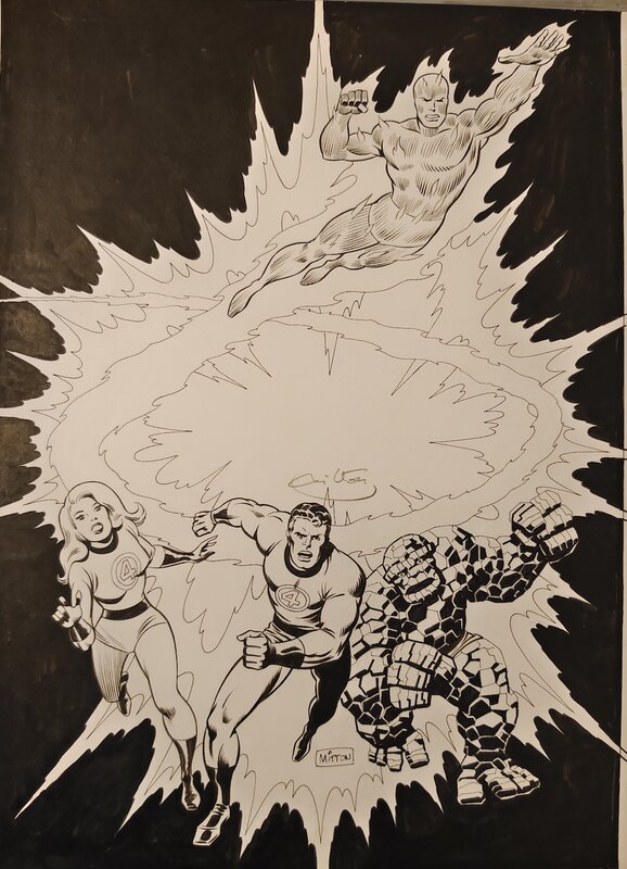 Les 4 Fantastiques by Jean-Yves Mitton - Comic Strip