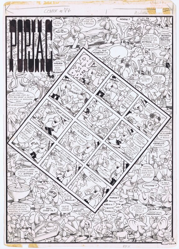 Popjac 1968 by Benito Jacovitti - Comic Strip