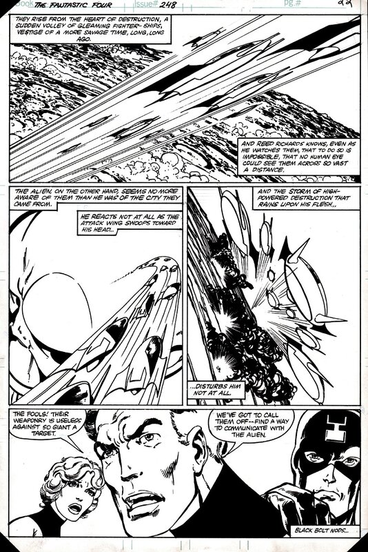 John Byrne, Fantastic FOUR #248 P 22 - Planche originale