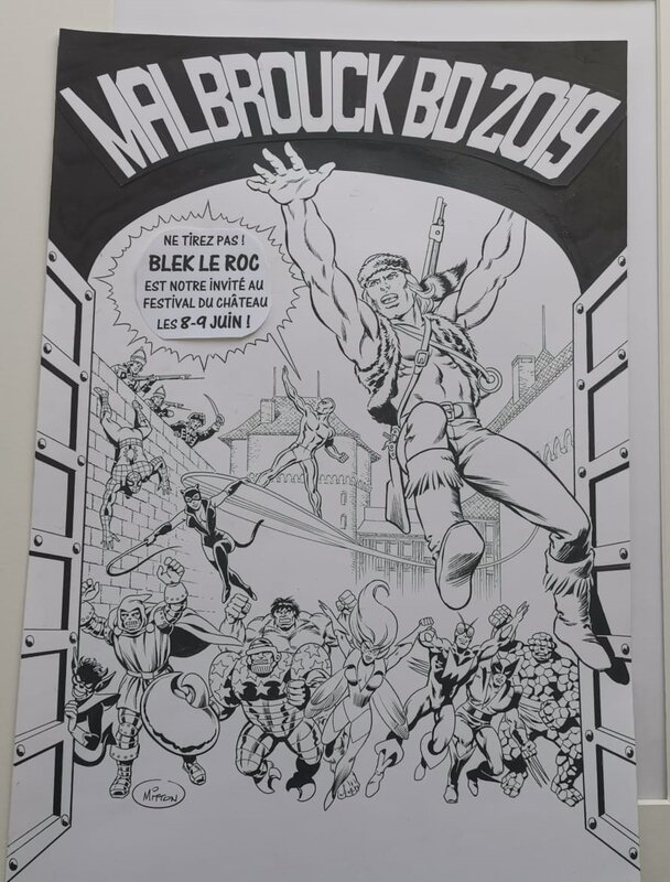 Jean-Yves Mitton, Festival de bd Malbrouck 2019 - Comic Strip