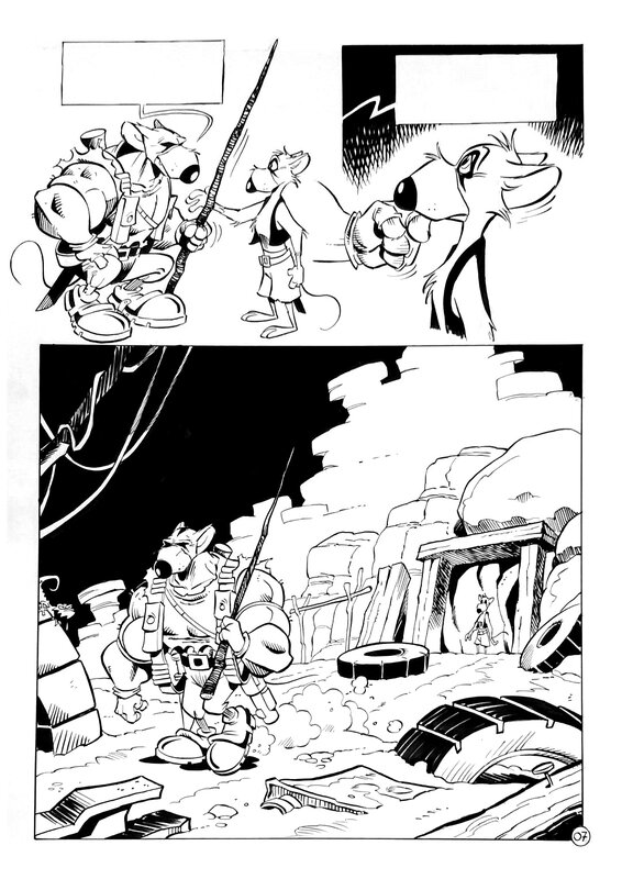 Solo page 7 par Oscar Martin - Planche originale