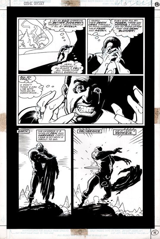 Mike Mignola, Carlos Garzón, Cosmic ODYSSEY #4 P 15 - Comic Strip