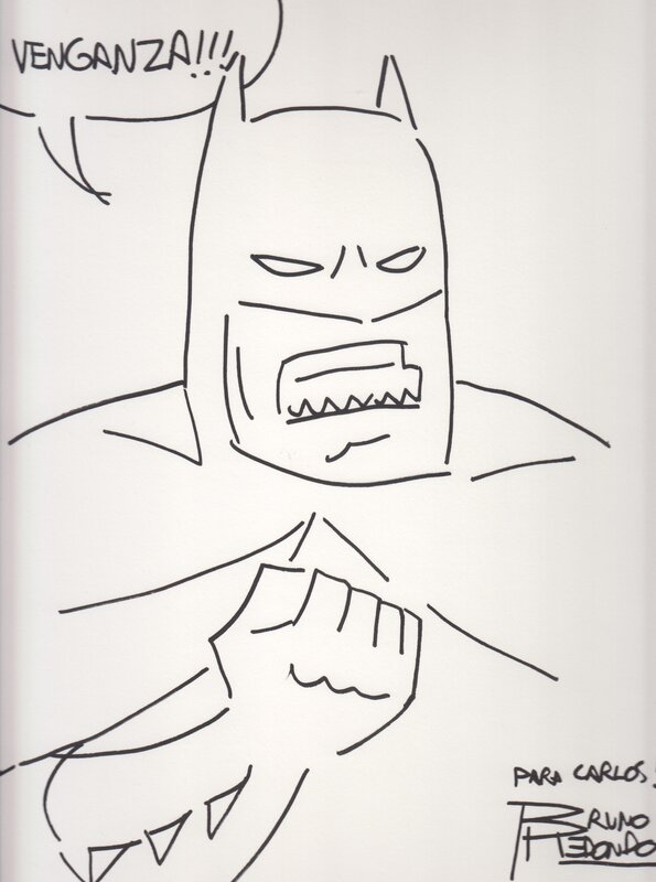 Batman by Bruno Redondo Fernandez - Sketch