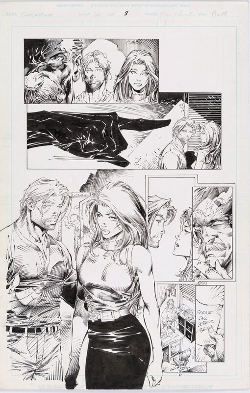 Witchblade #10 p8 par Marc Silvestri, Matt Banning - Planche originale