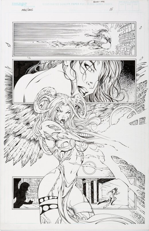 Brian Ching, Richard Bonk, The Magdalena/Angelus #1/2 p15 - Comic Strip
