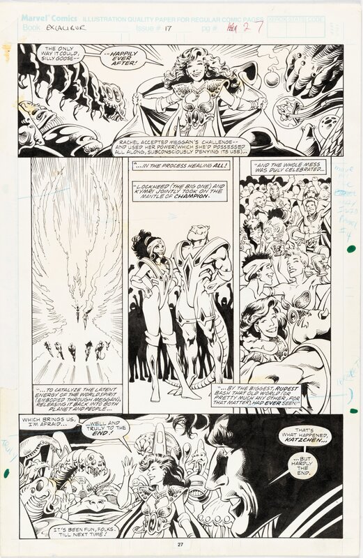 Excalibur #17 p21 par Alan Davis, Paul Neary - Planche originale