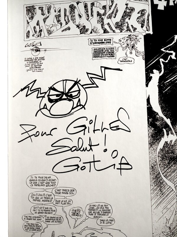 Gotlib // Druillet - Sketch