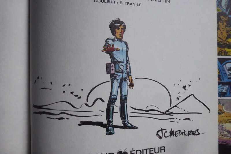 Le pays sans etoile by Jean-Claude Mézières - Sketch