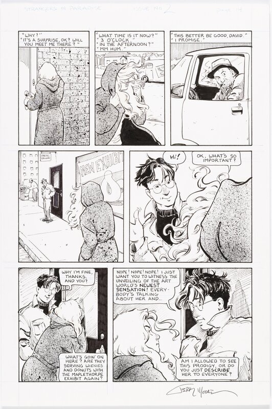 Terry Moore, Strangers in Paradise v2 #2 p14 - Comic Strip