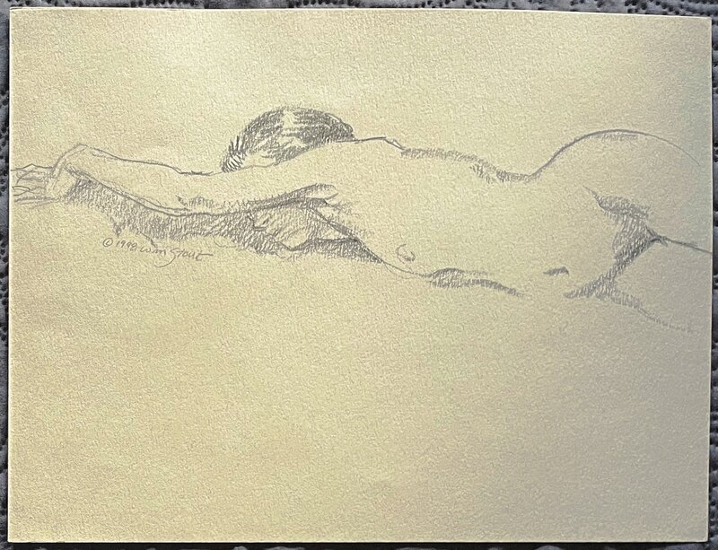 Stout - Pencil drawing Nude - Comic Strip