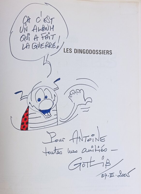 Les Dingodossiers by Gotlib - Sketch
