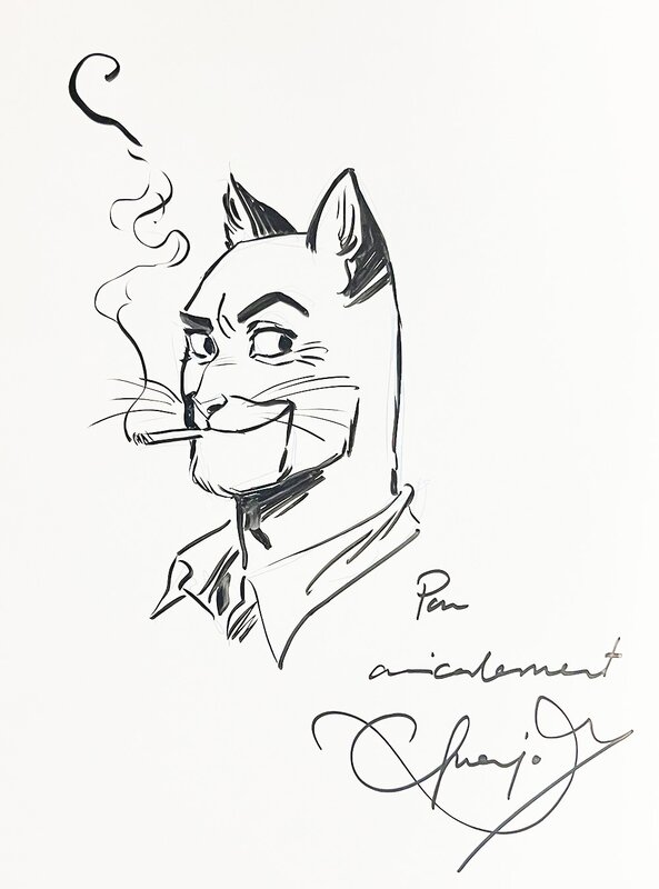 Blacksad (tome 1) by Juanjo Guarnido, Juan Diaz Canales - Sketch