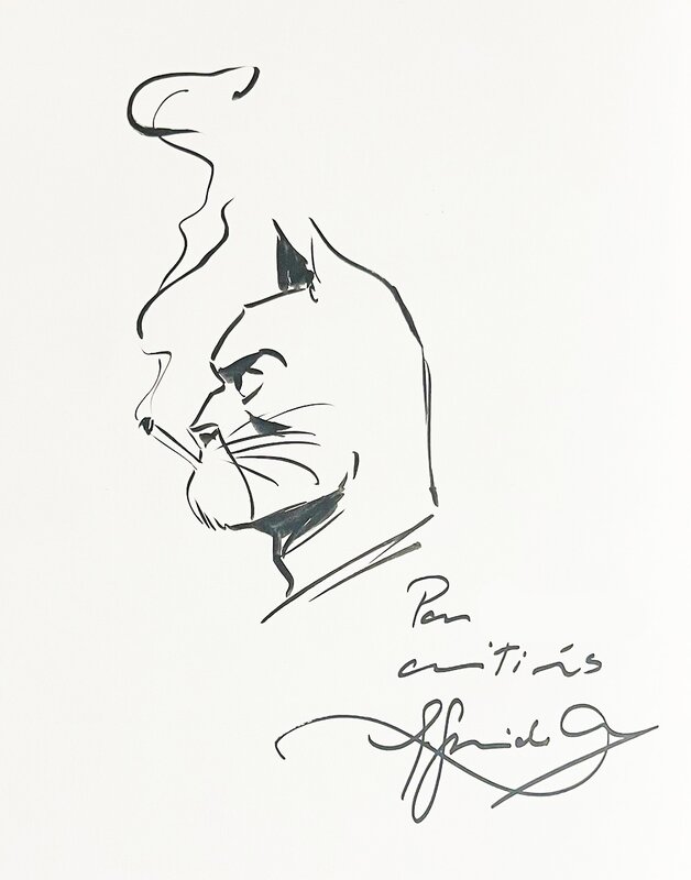Blacksad (tome 2) by Juanjo Guarnido, Juan Diaz Canales - Sketch