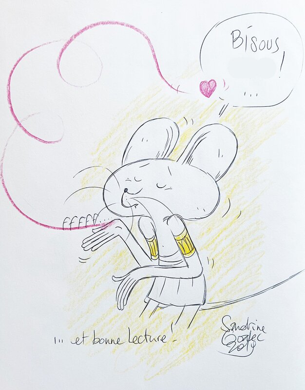 Sandrine Goalec, Joris Chamblain, Les Souris du Louvre (tome 1) - Sketch