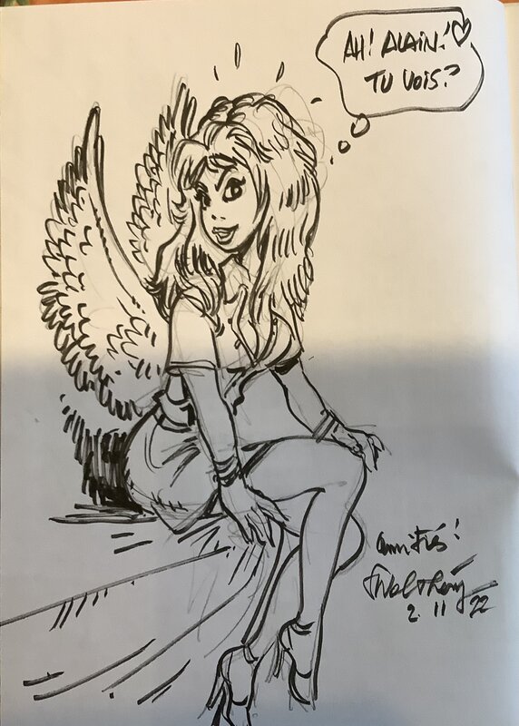 Rubine by François Walthéry - Sketch