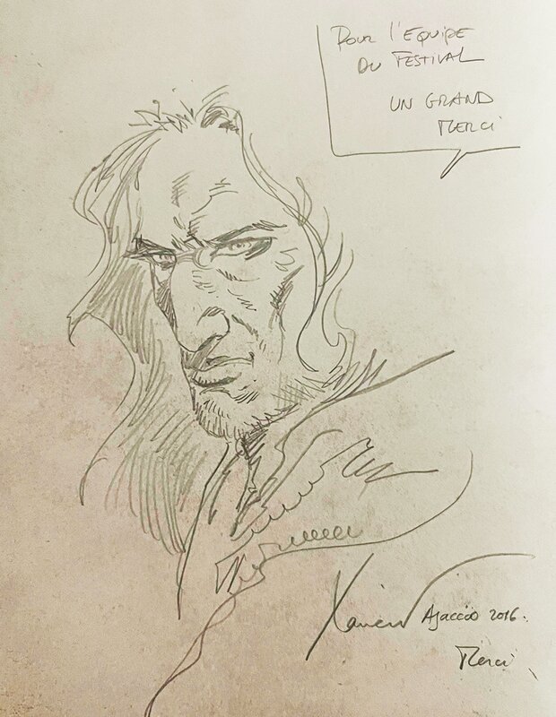 Philippe Xavier, Jean Dufaux, Conquistador (tome 1) - Dédicace