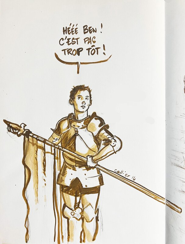 Jean-François Cellier, Hadjadj, Jeanne la pucelle (tome 2) - Sketch