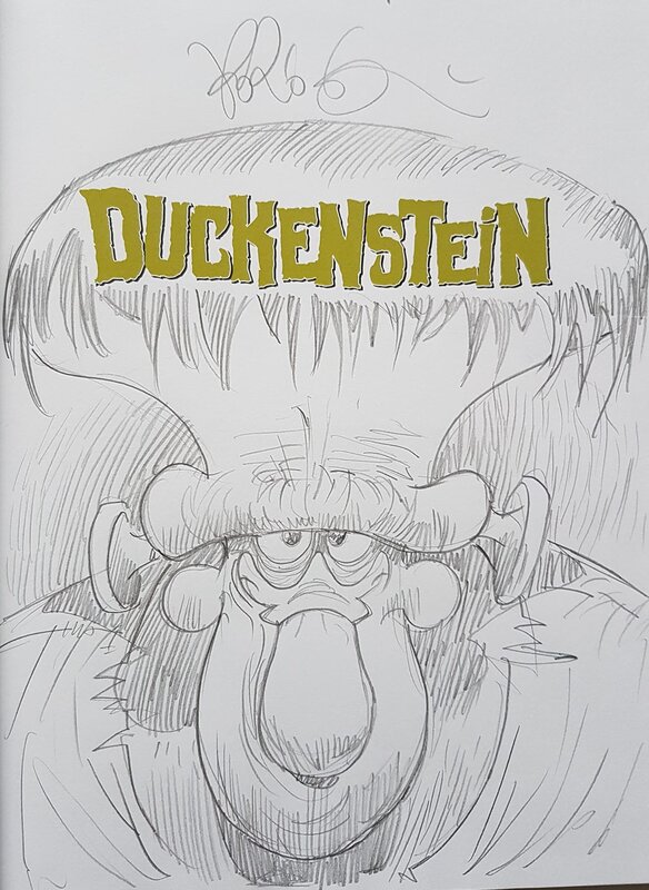 Duckenstein par Fabio Celoni - Dédicace