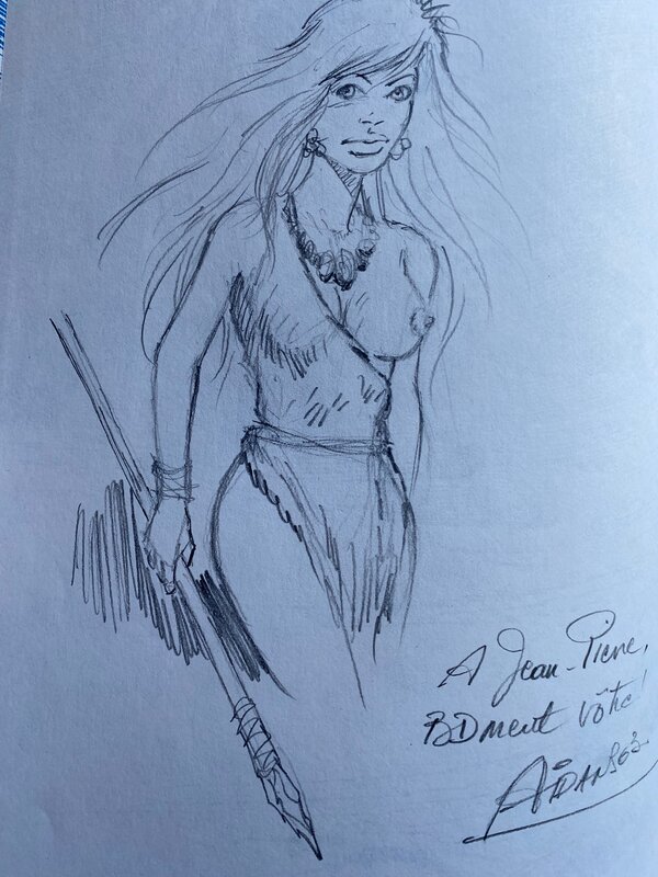 Edouard Aidans, illustration originale, Ohama, 