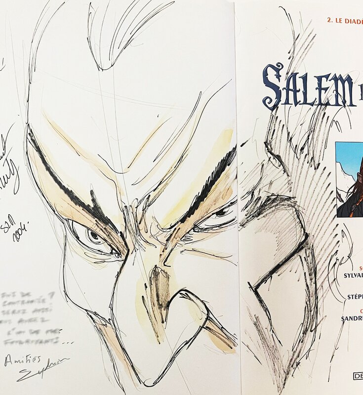 Stéphane Créty, Sylvain Cordurié, Salem la noire (tome 1) - Sketch
