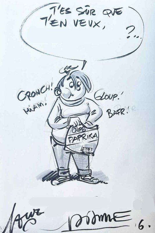 Tamara (tome 10) by Christian Darasse, Zidrou - Sketch