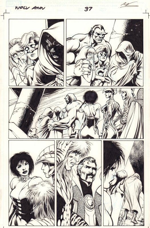 Alan Davis, Mark Farmer, Wolverine Annual v3 #1 p37 - Planche originale