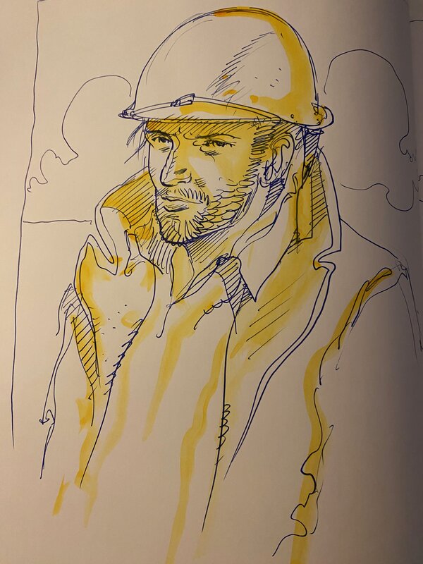 Philippe Jarbinet, illustration originale, Un fier GI issu de l'univers de l'album 