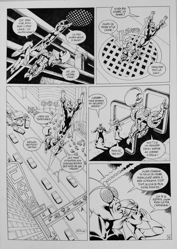 Jean-Yves Mitton, Mikros : Crabby VS Super Termitor - Comic Strip