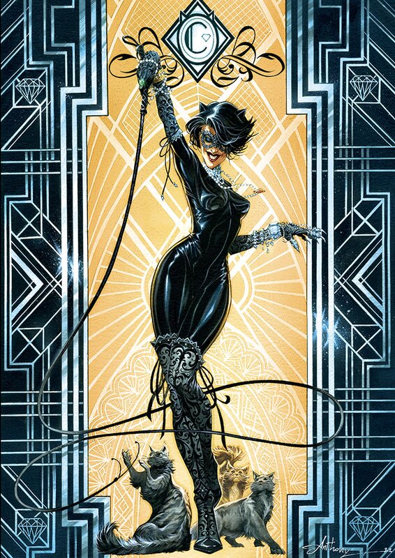 Anthony Jean, Catwoman la Sélinissime - Illustration originale