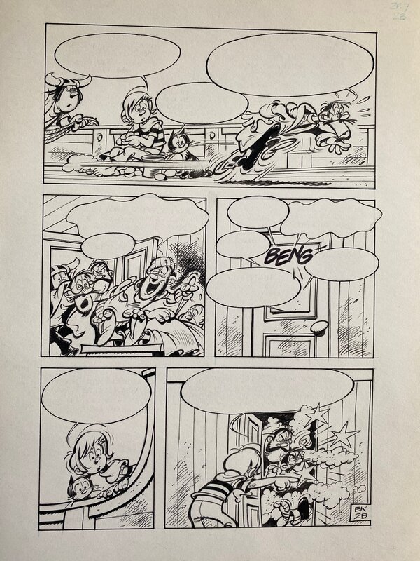 Eddy Ryssack, planche originale, Colin Colas, 
