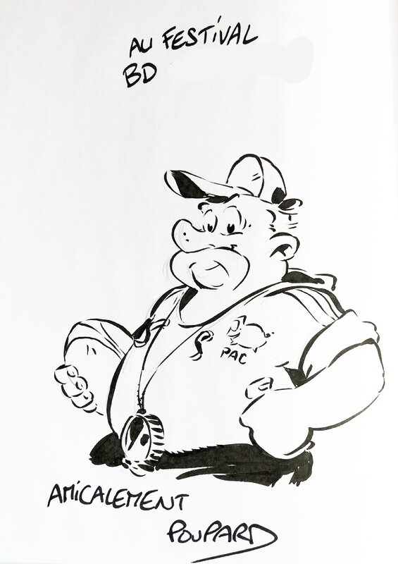 Poupard, Beka, Les Rugbymen (tome 13) - Dédicace