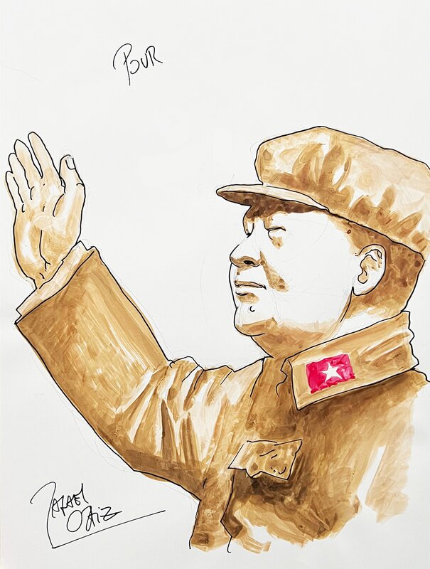 Mao Zedong par Rafael Ortiz, Jean-David Morvan - Dédicace