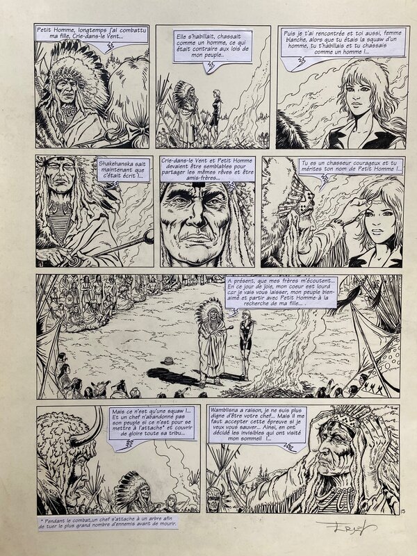 Ersel, planche originale, 