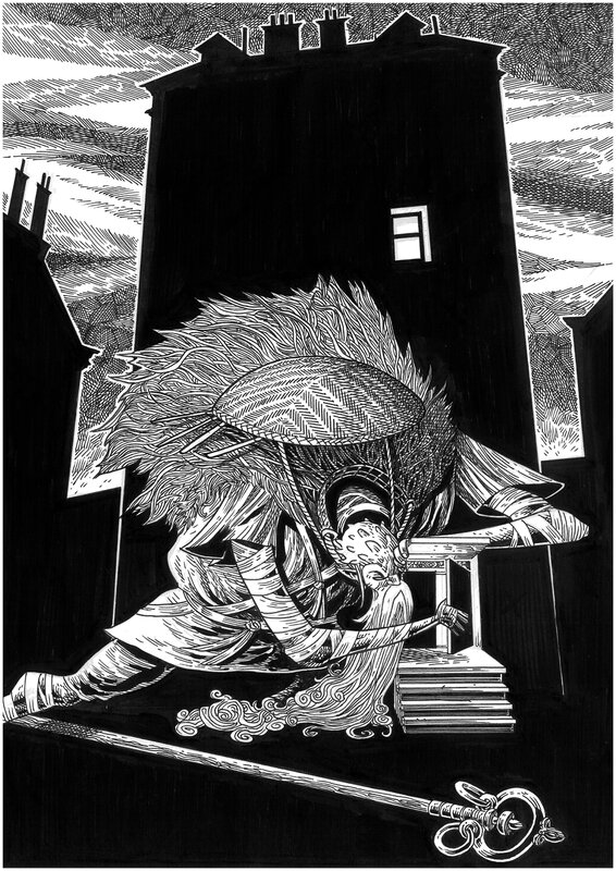 Janusz Pawlak, Esprit gardien - Toshiro - Planche originale