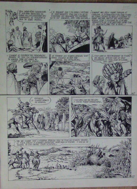 Jugurtha  PAGE 3 par Franz - Planche originale