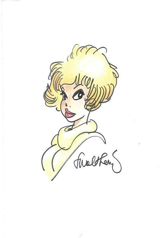 En vente - Natacha par François Walthéry - Illustration originale