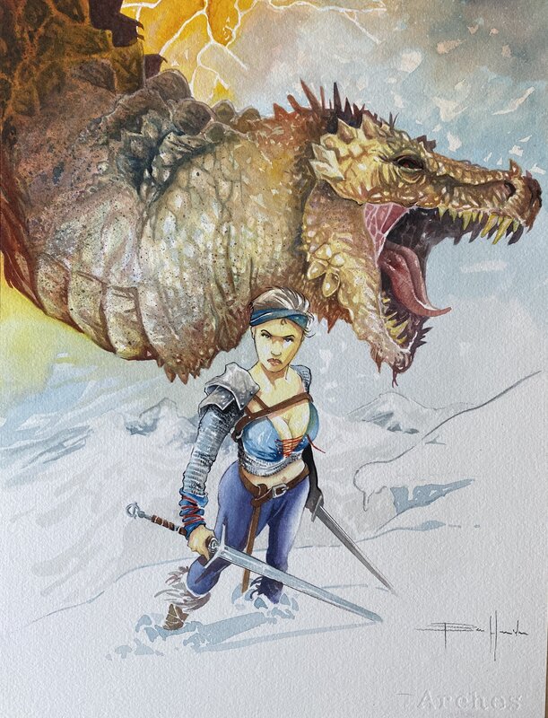 For sale - Nogard by Afif Ben Hamida - Original Illustration