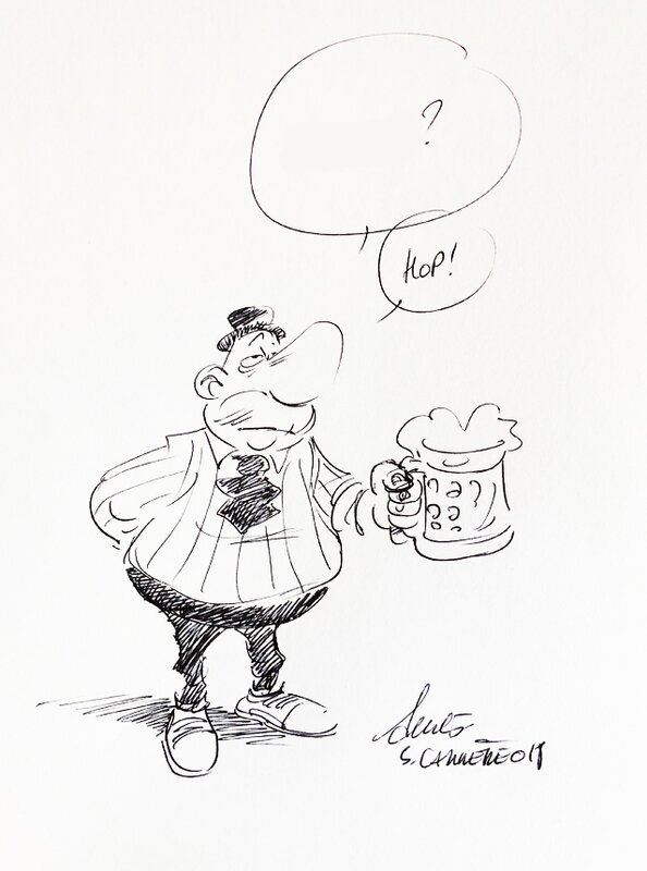 Achille Talon by Serge Carrère - Sketch