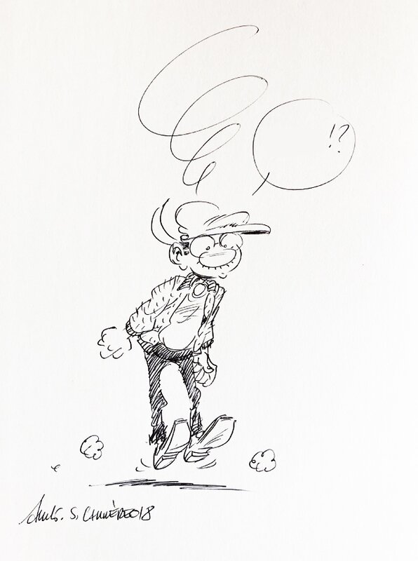 Achille Talon par Serge Carrère - Dédicace