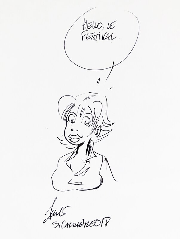 Léo Loden (tome 2) par Serge Carrère, Scotch Arleston - Dédicace