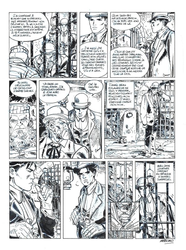 For sale - Mezzomo : Ethan Ringler tome 4 planche 6 - Comic Strip